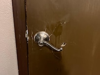 Broken bathroom handle