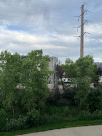 High tension power lines