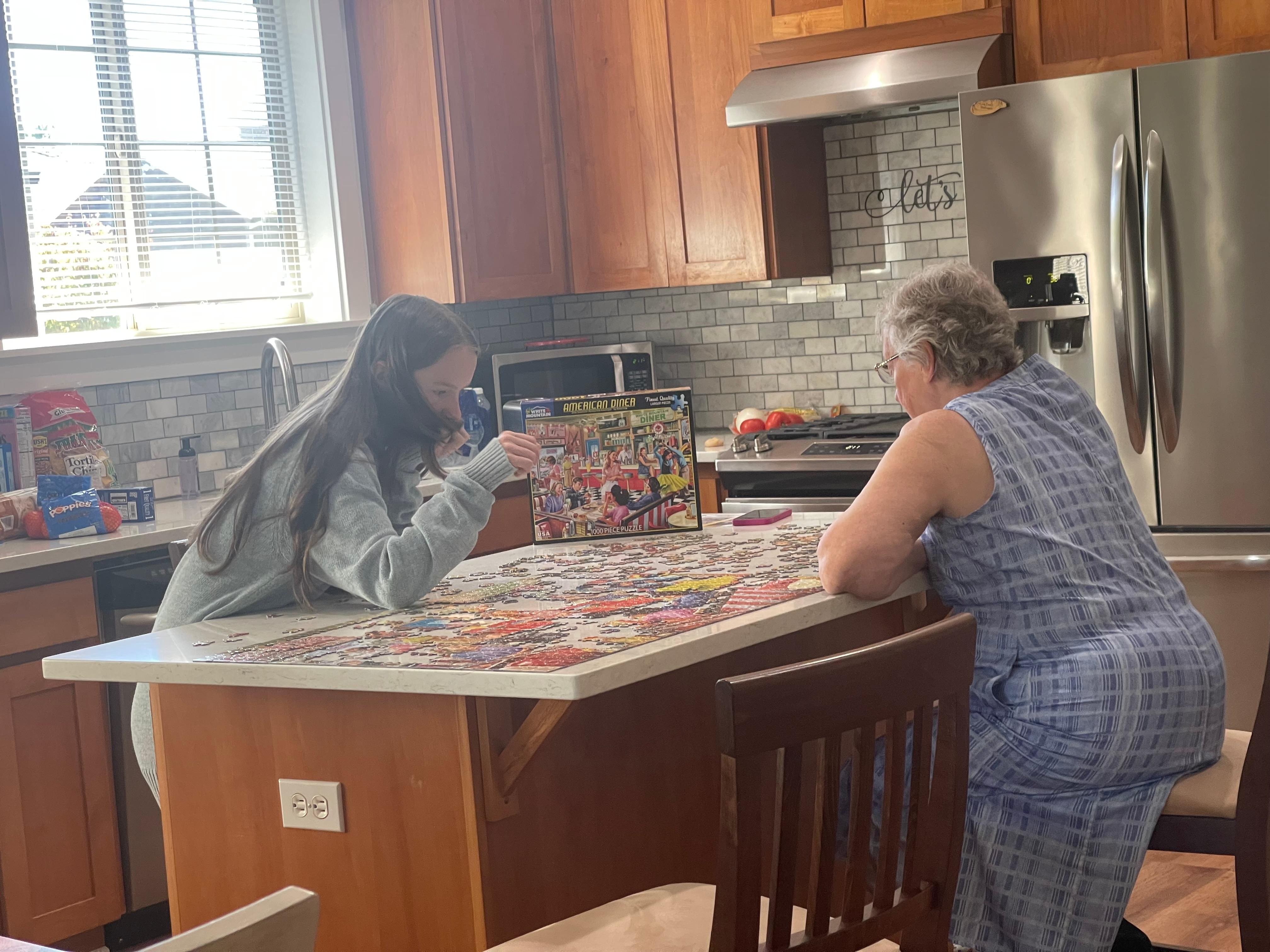 Puzzles and games only add to the family memories.