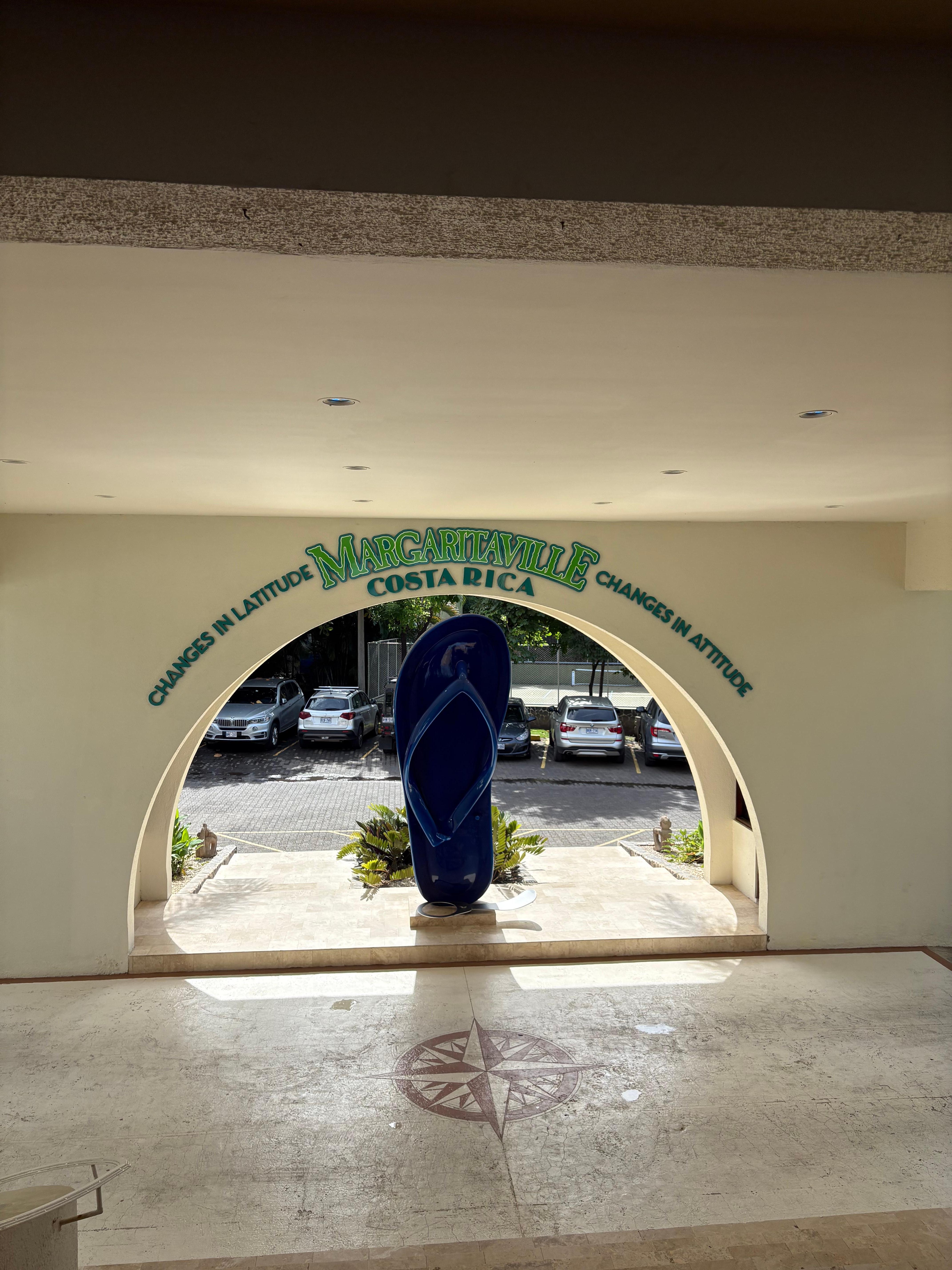 The entrance 