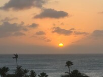 Sunset from our balcony