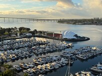 View across San Diego bay toward Coronado .