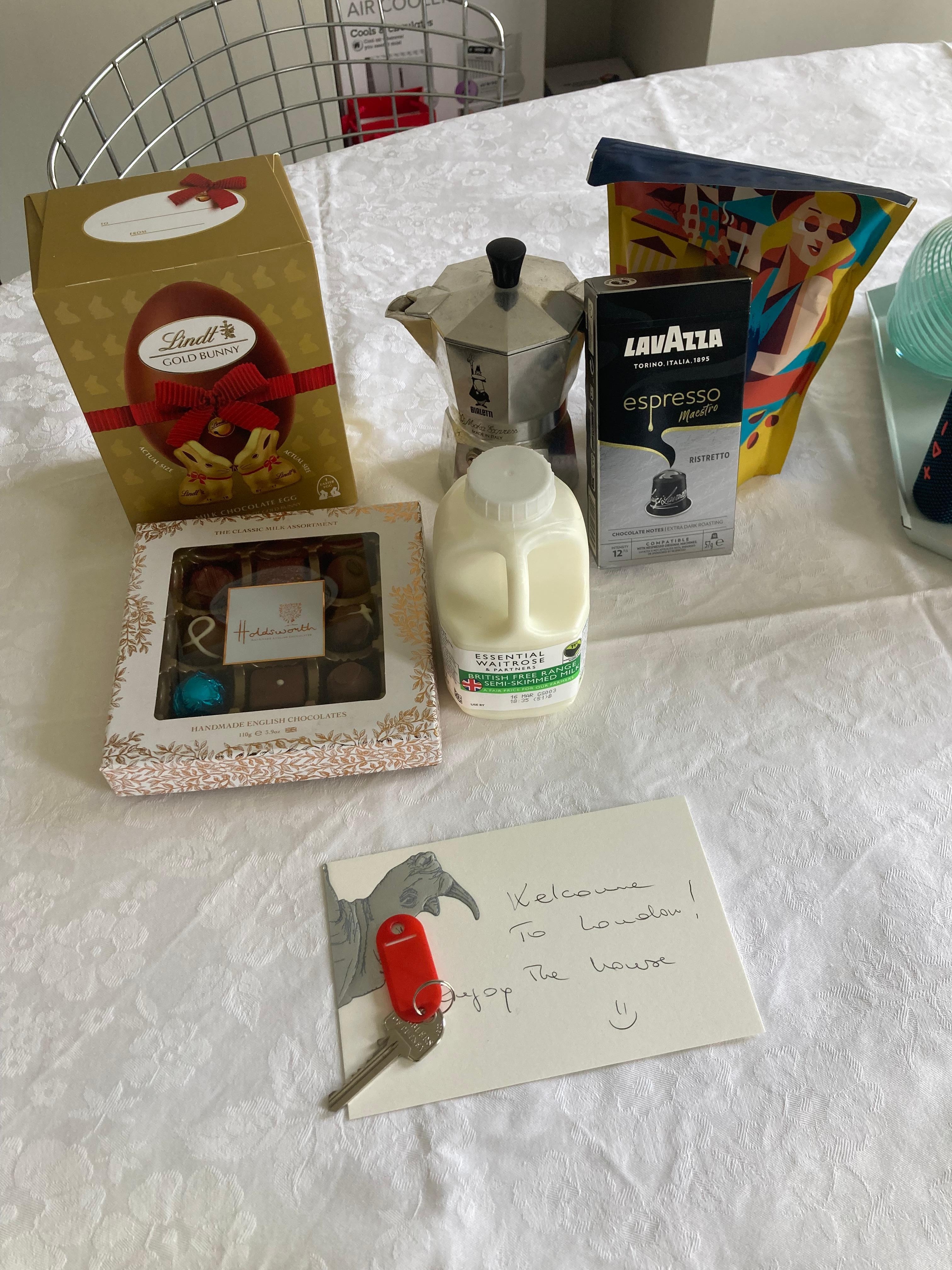 A very generous Welcome Basket!