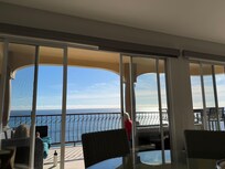 Looking out from inside