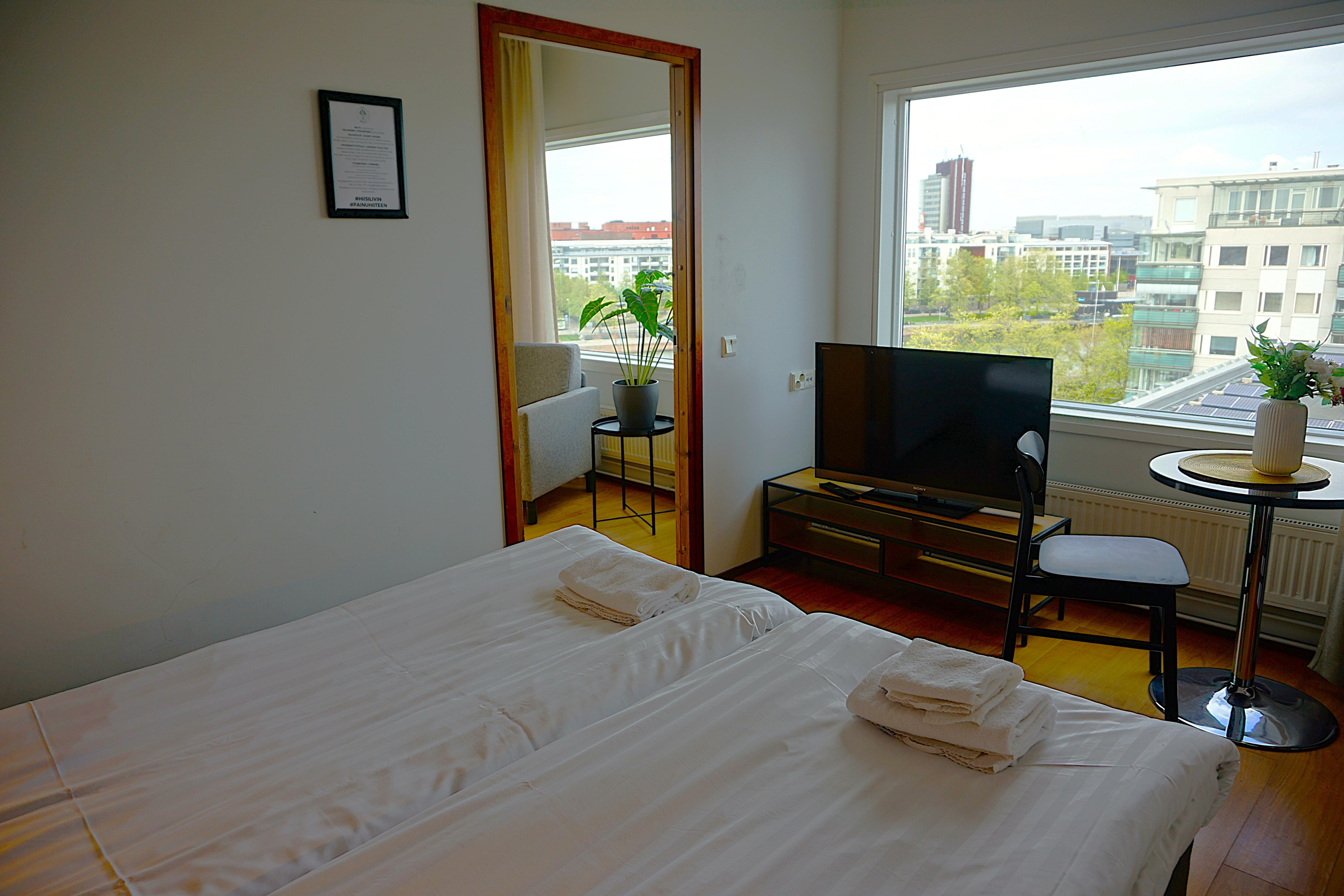 The bedroom of junior suite