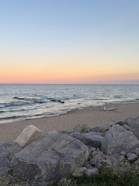 Beautiful sunset at a nearby park