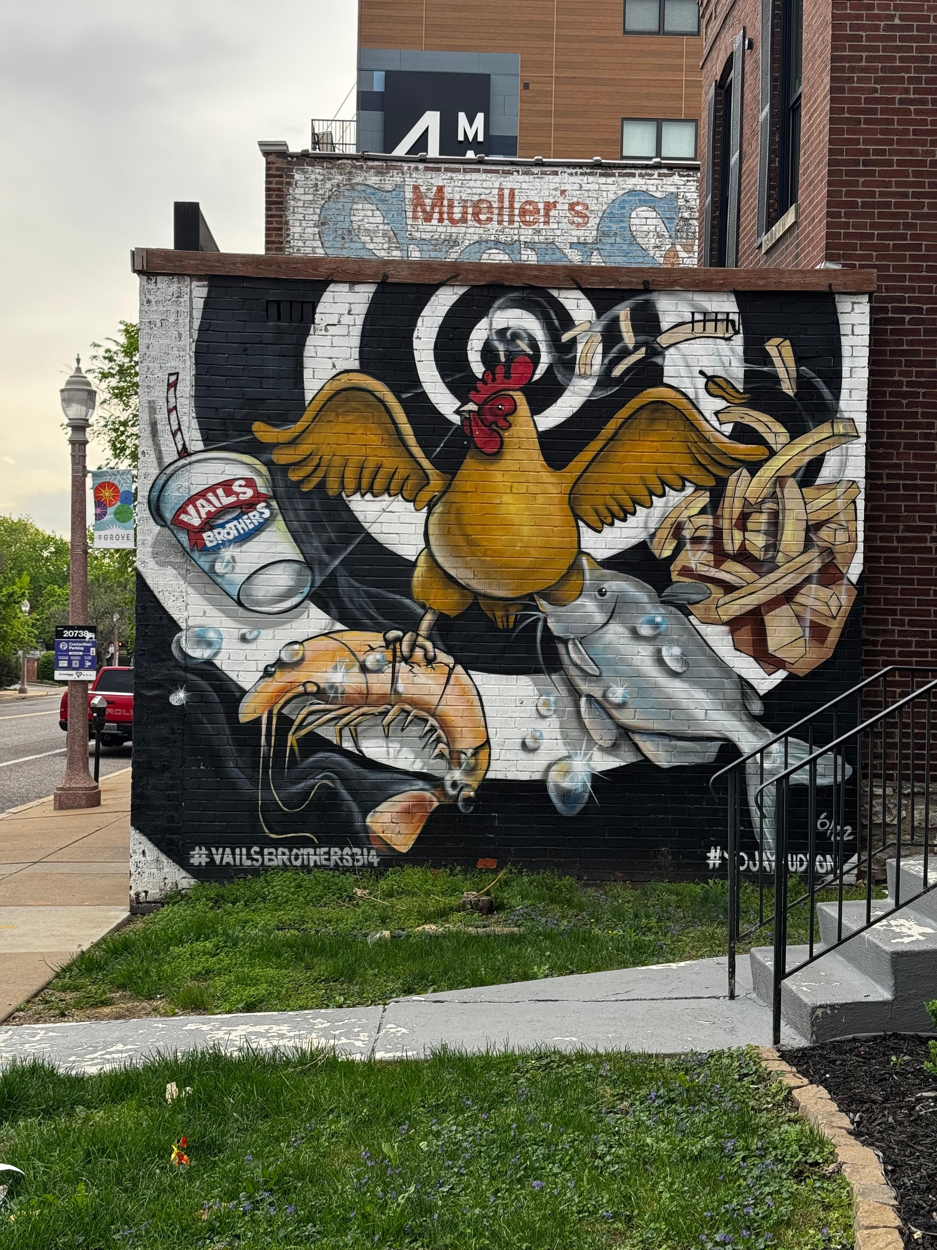 Lots of fun murals in the area