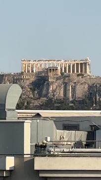Daytime view from the rooftop