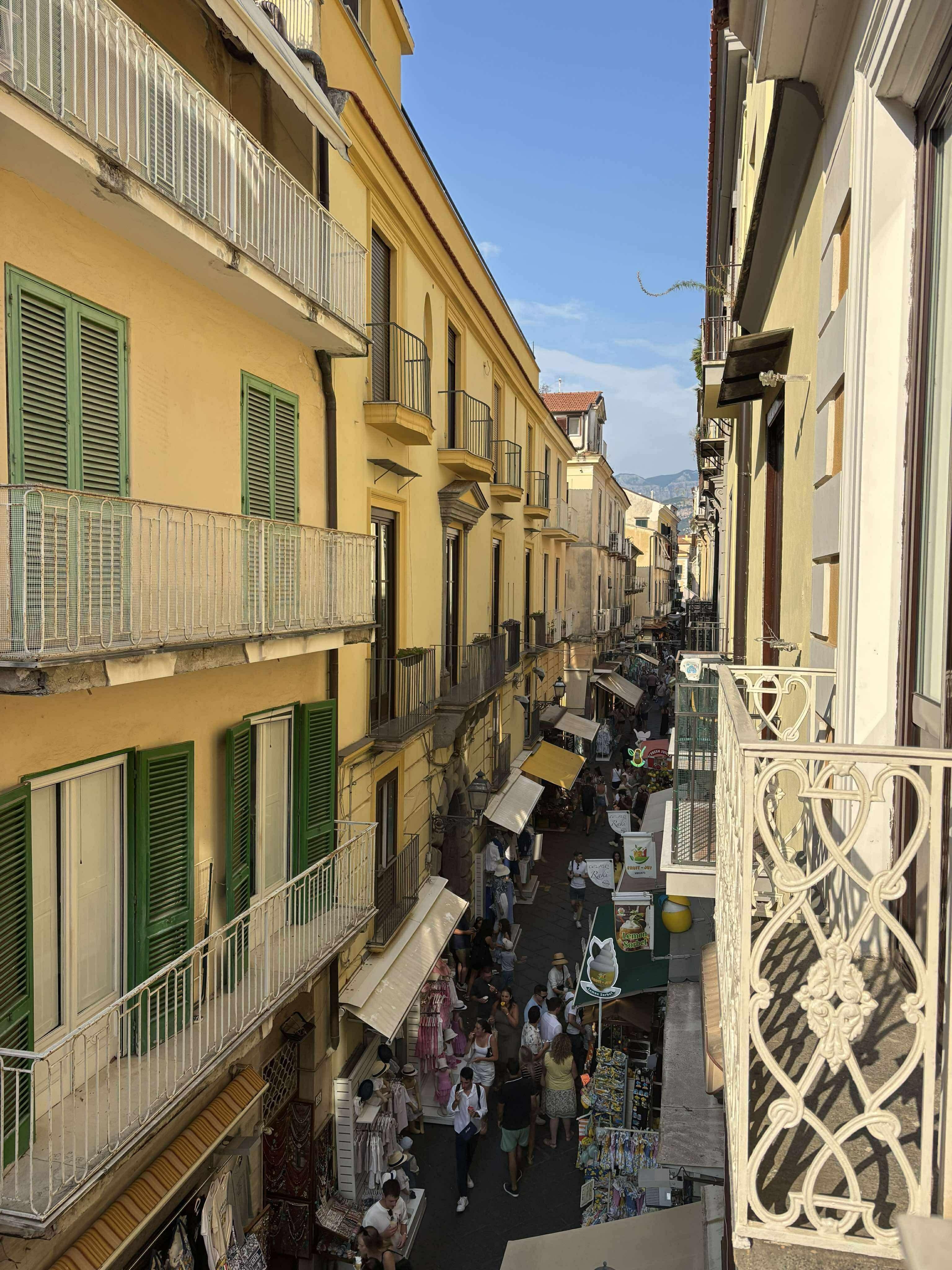 View from the bedroom balcony
