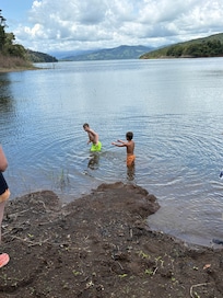 Lake Arenal accessed from a trail on the property.