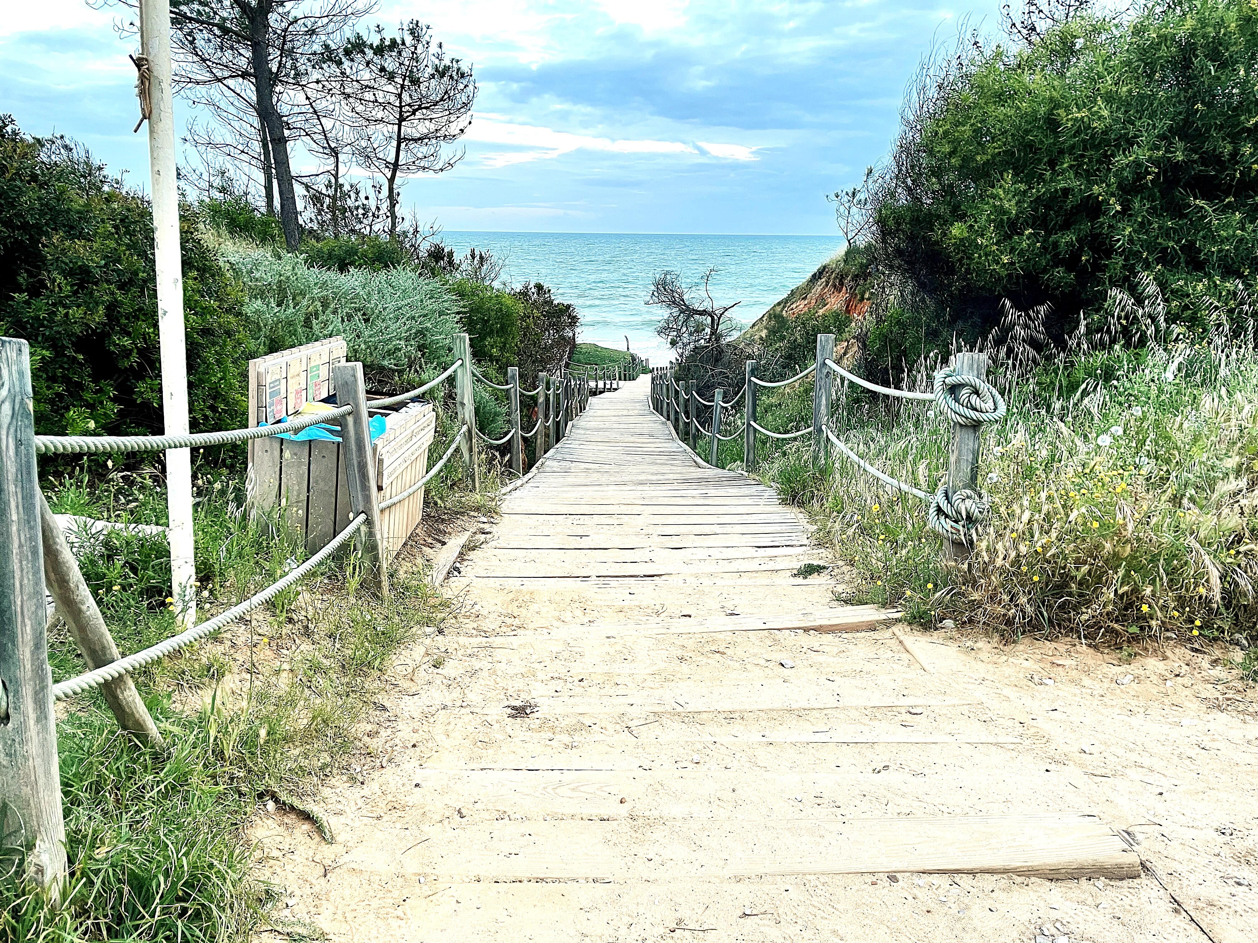 Ramp to beach