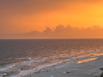 Sunset from the condo balcony