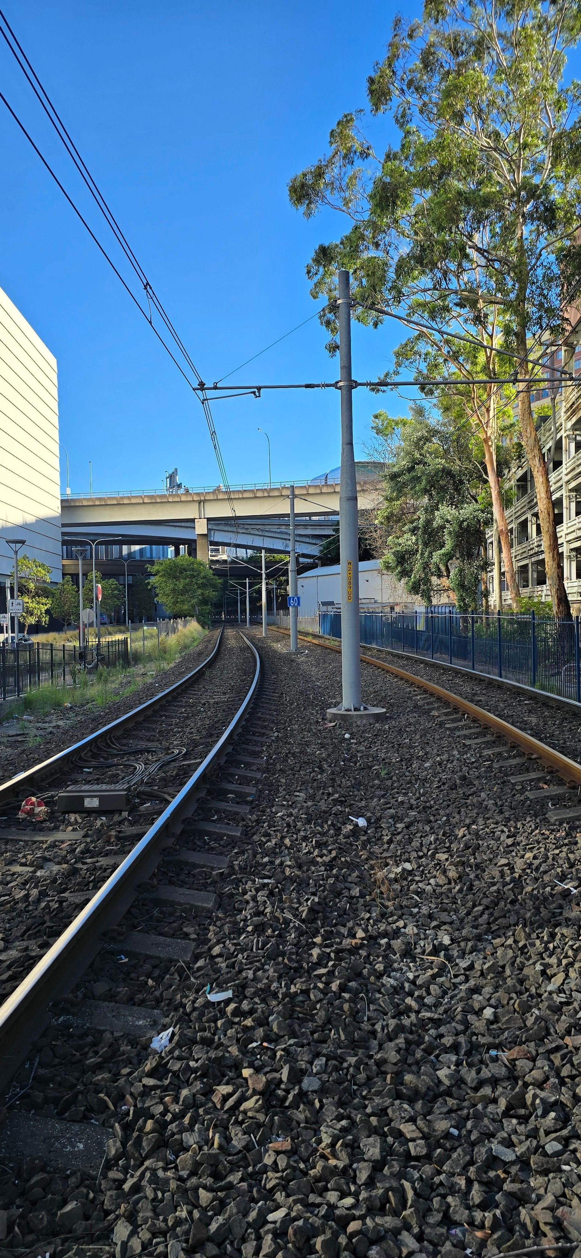 Light Rail at the Conversion stop direct to Novetel Hotel