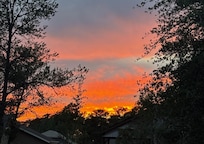 Love looking out the front door/kitchen window to see this view.