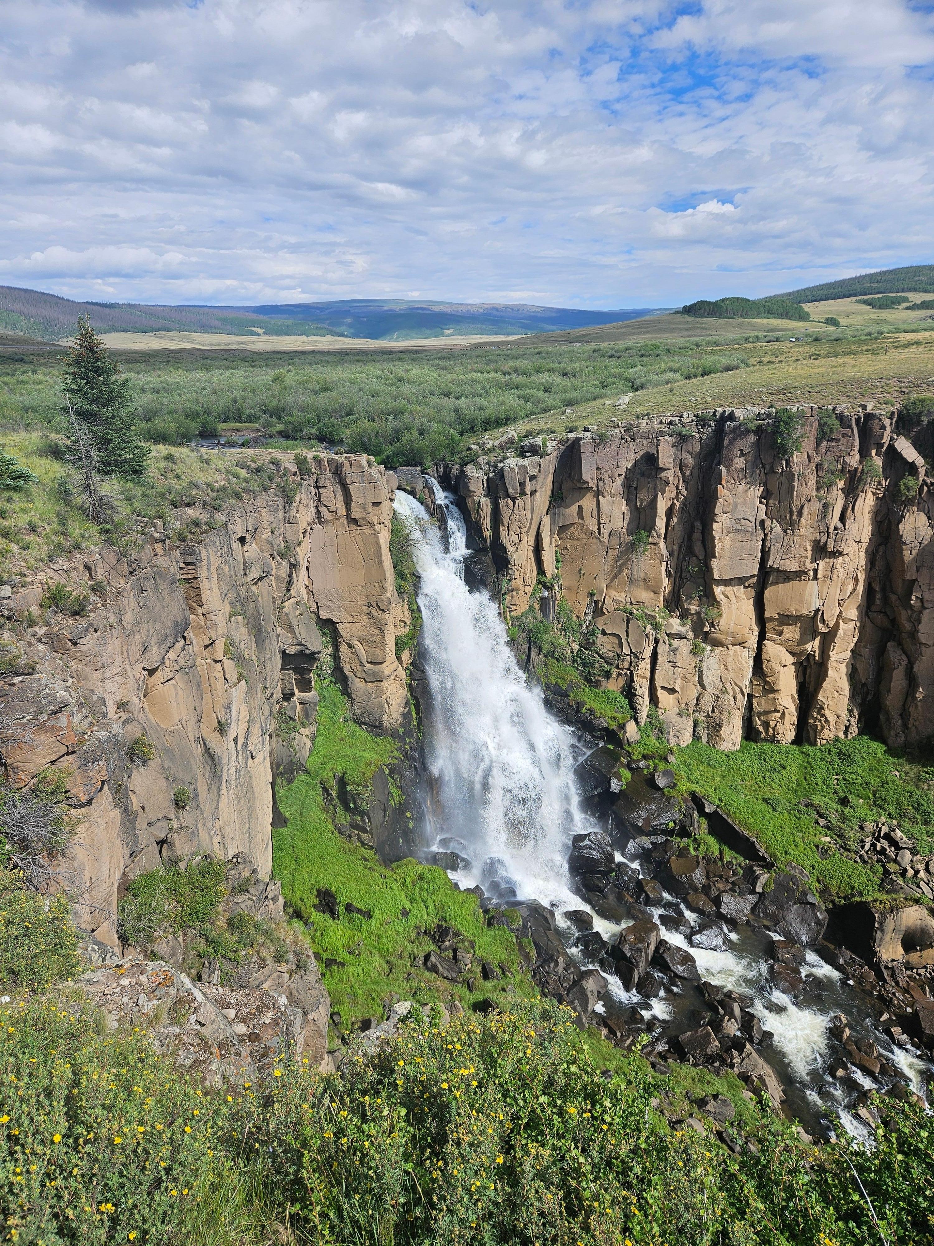 Clear Creek falls.  45 mins away