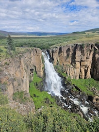 Clear Creek falls. 45 mins away