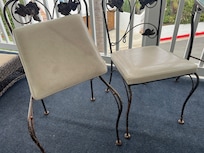 Outside chair missing cross bar