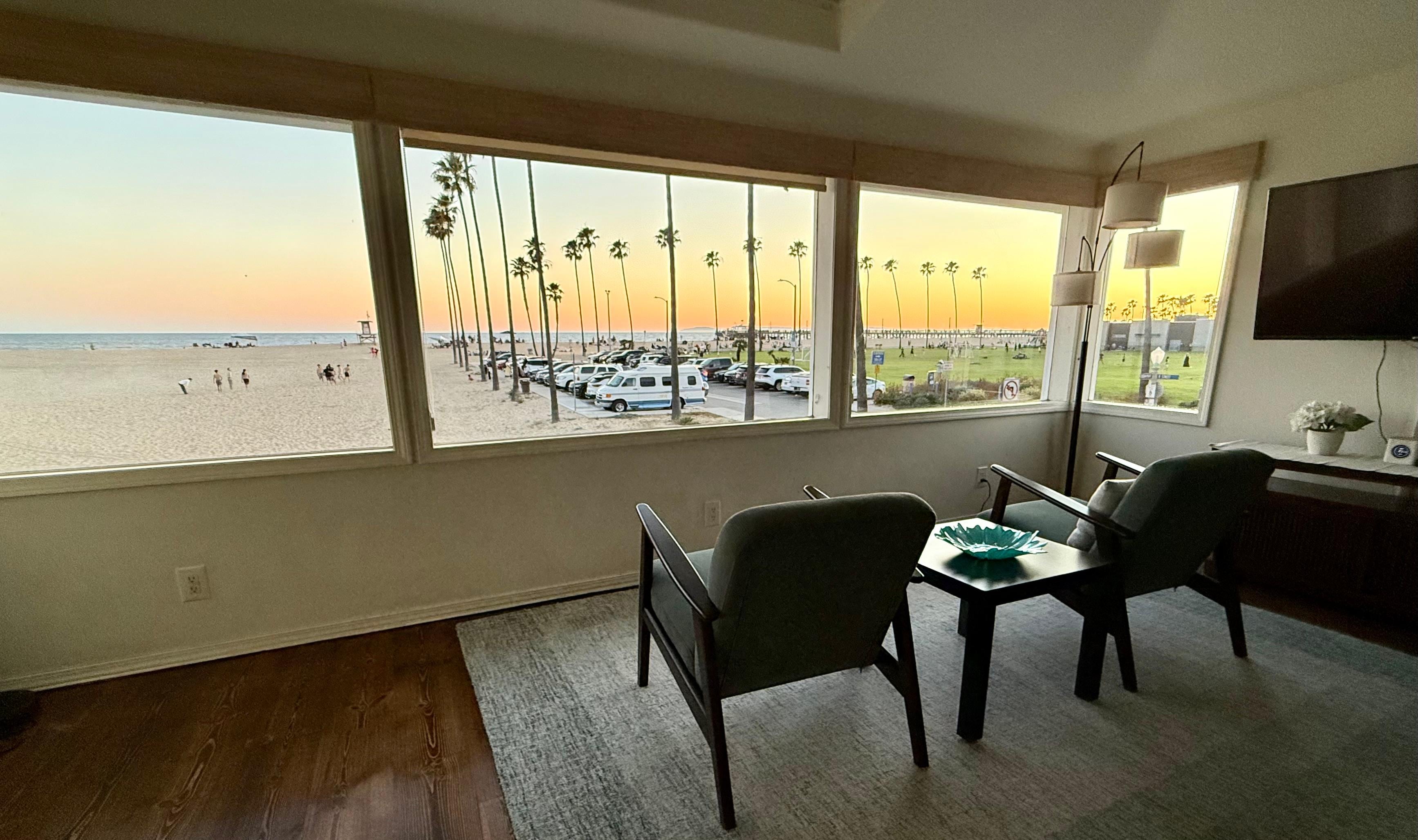 View from the master bedroom on second level