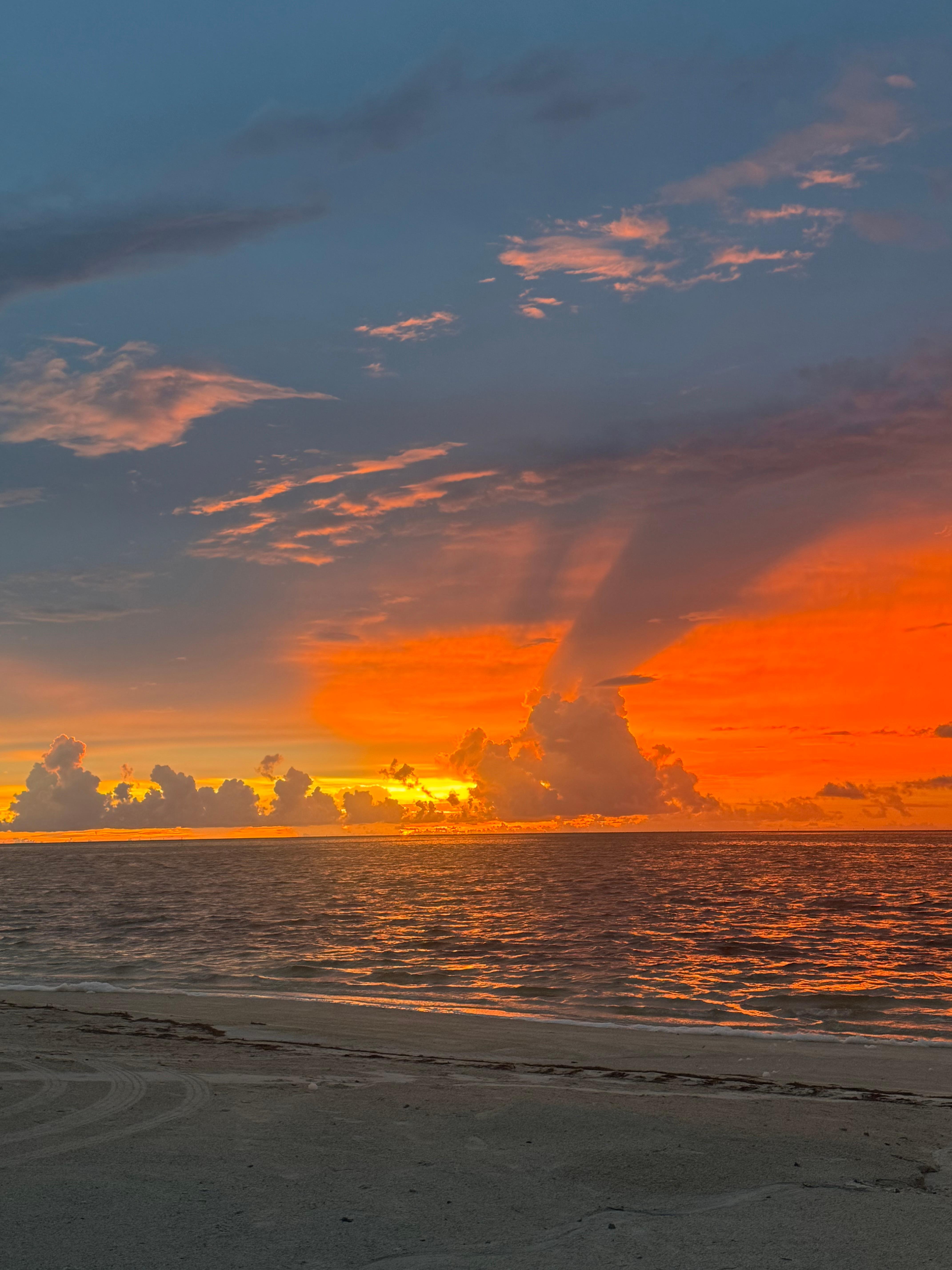 Sunrise on the beach 