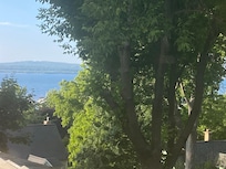 View from the bedroom window