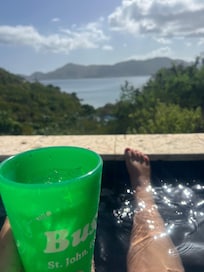 View from the pool!
