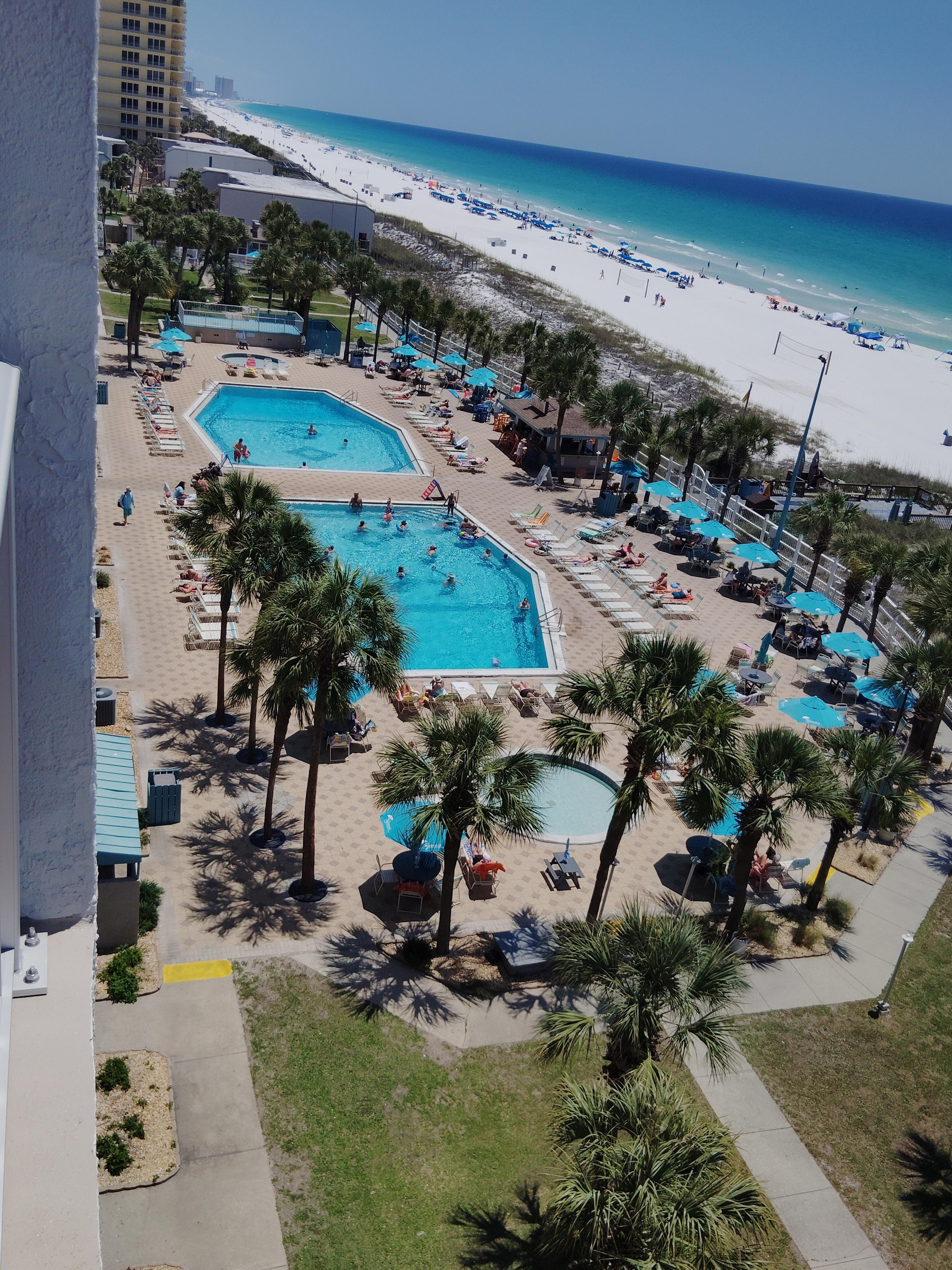 This is the view from our balcony