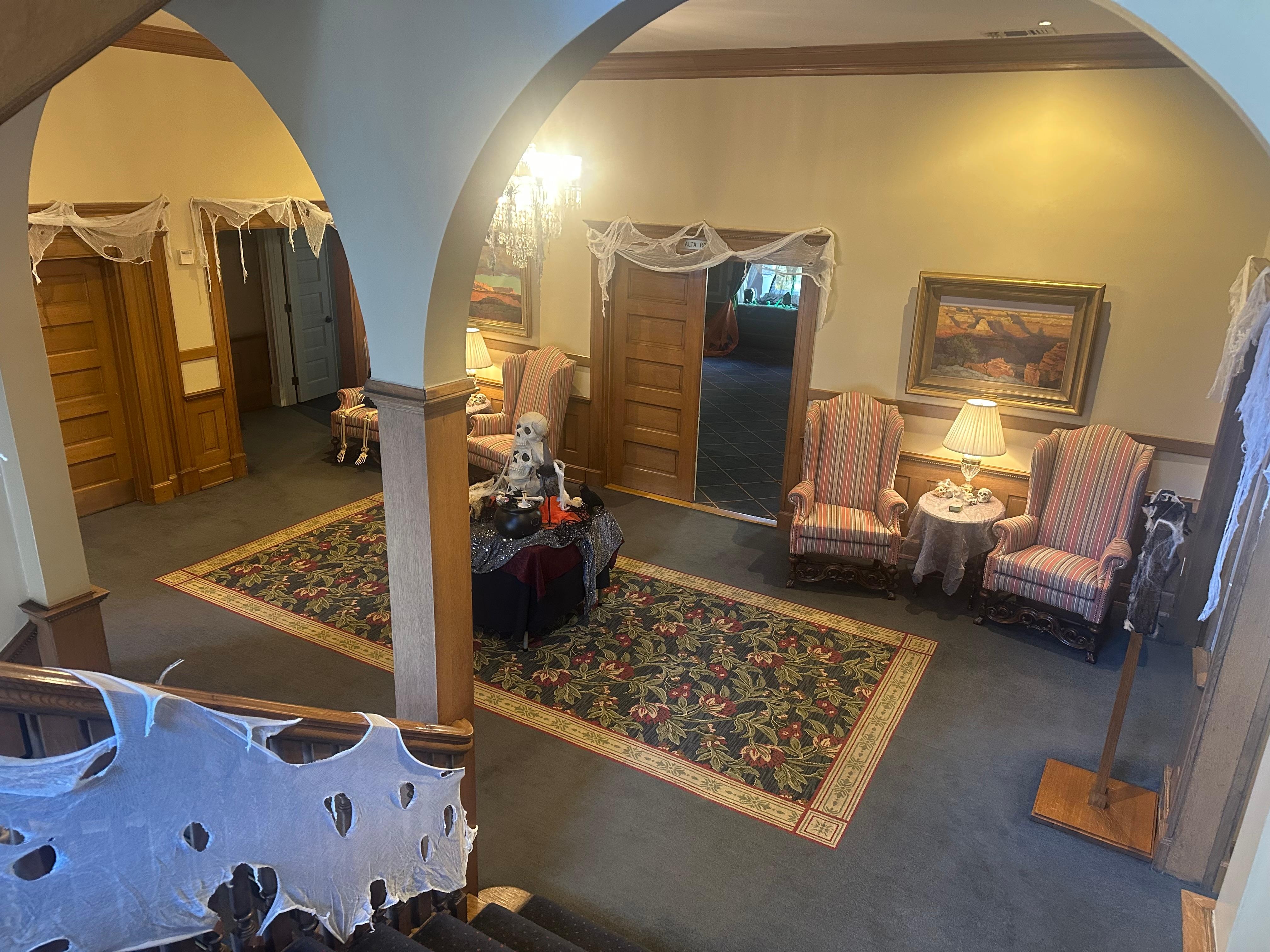 The Alta is also a club and throws a fun Halloween party. They clearly enjoy decorating!