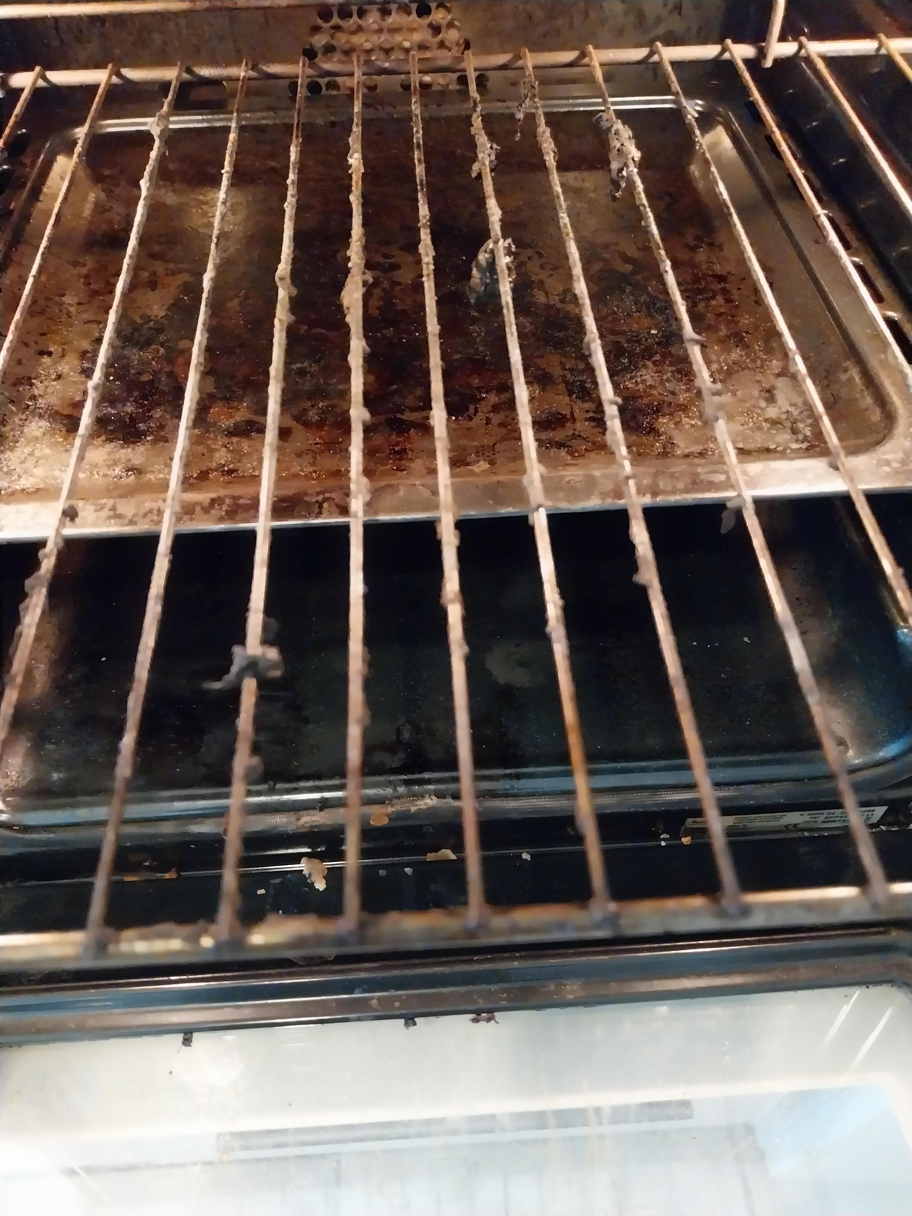 Etat du four à notre arrivée.