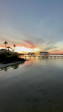 The back view on dock