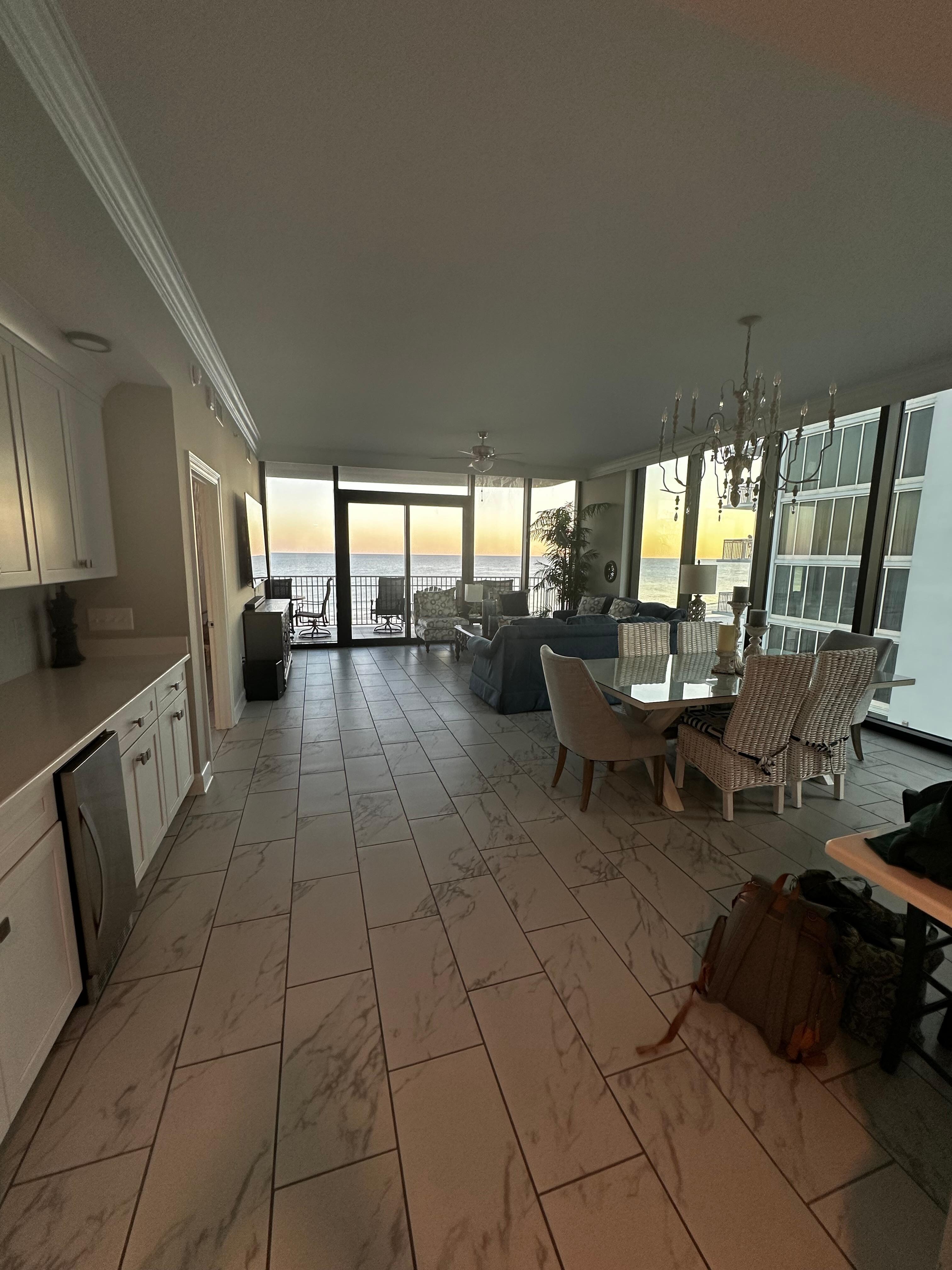 In kitchen facing the beautiful views