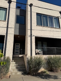 View from out in the street with no address visible whatsoever