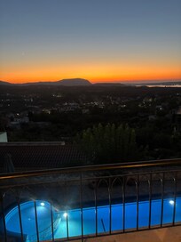 Sunset from balcony