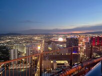 View from observation deck at Strat