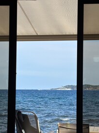 Blick aus dem Haus