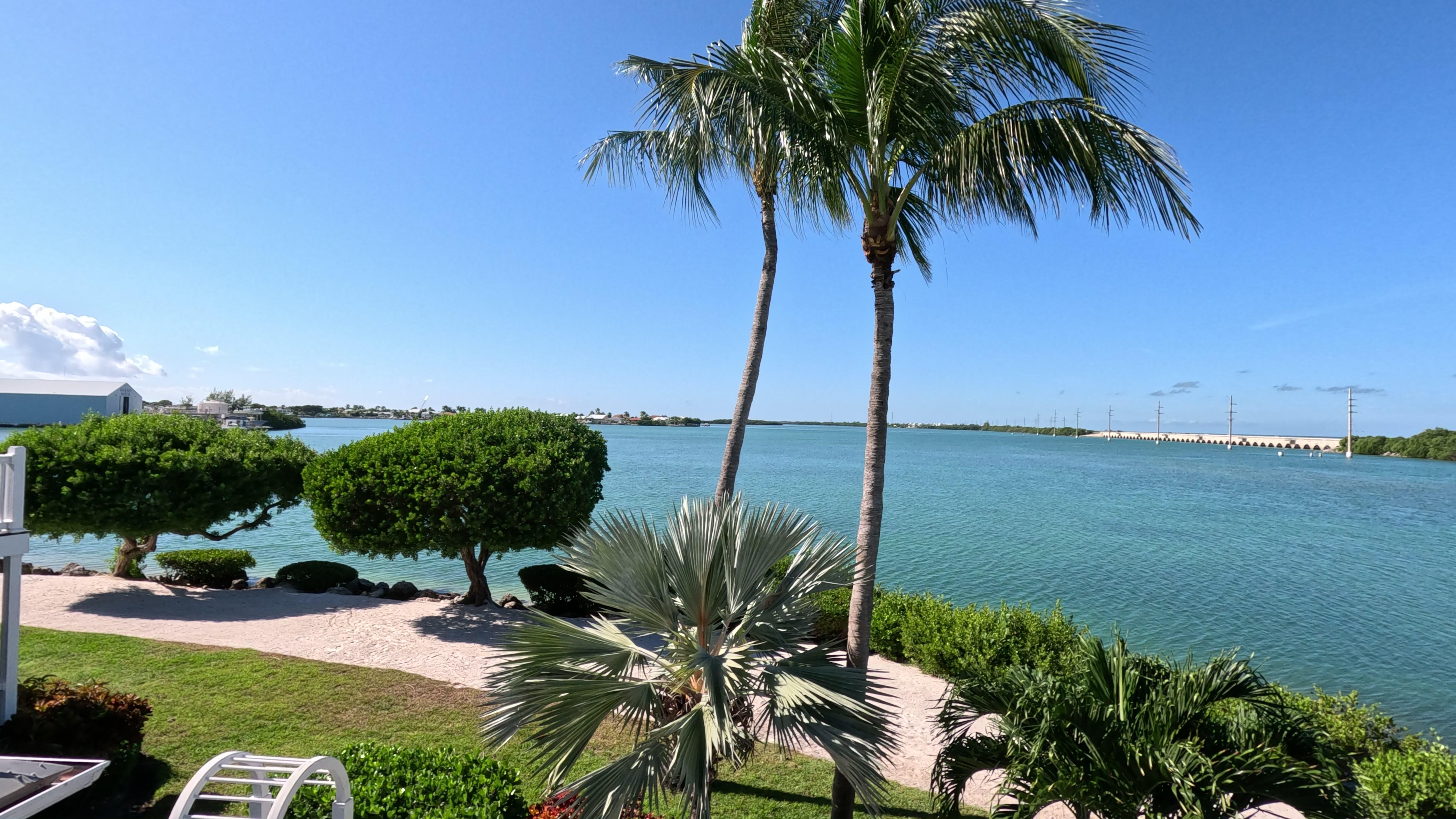 View from back bedroom porch. 