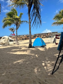 One of the beaches. People friendly.