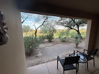 Terrace outside our room.