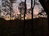 Sunrise from the deck.