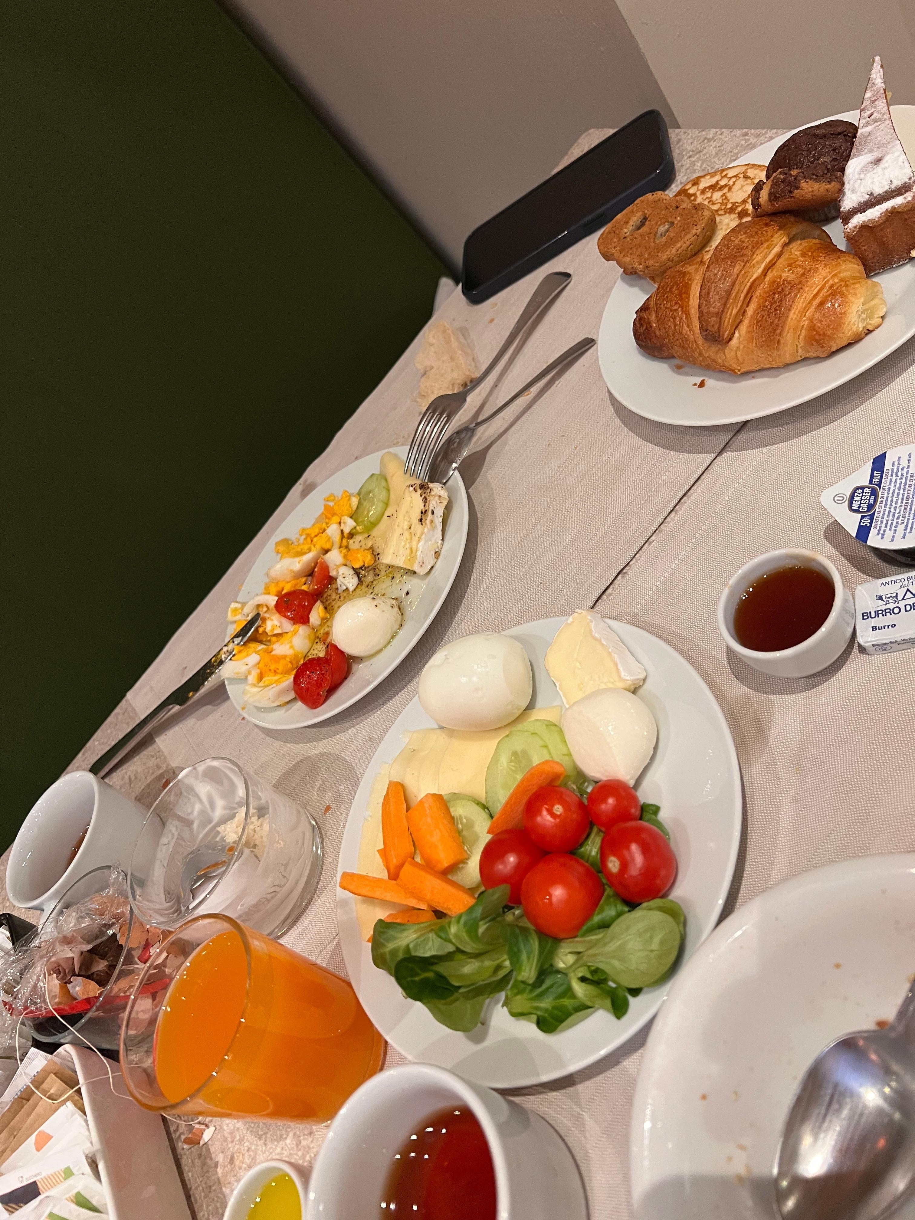 Kahvaltı 2 gün boyunca harikaydı