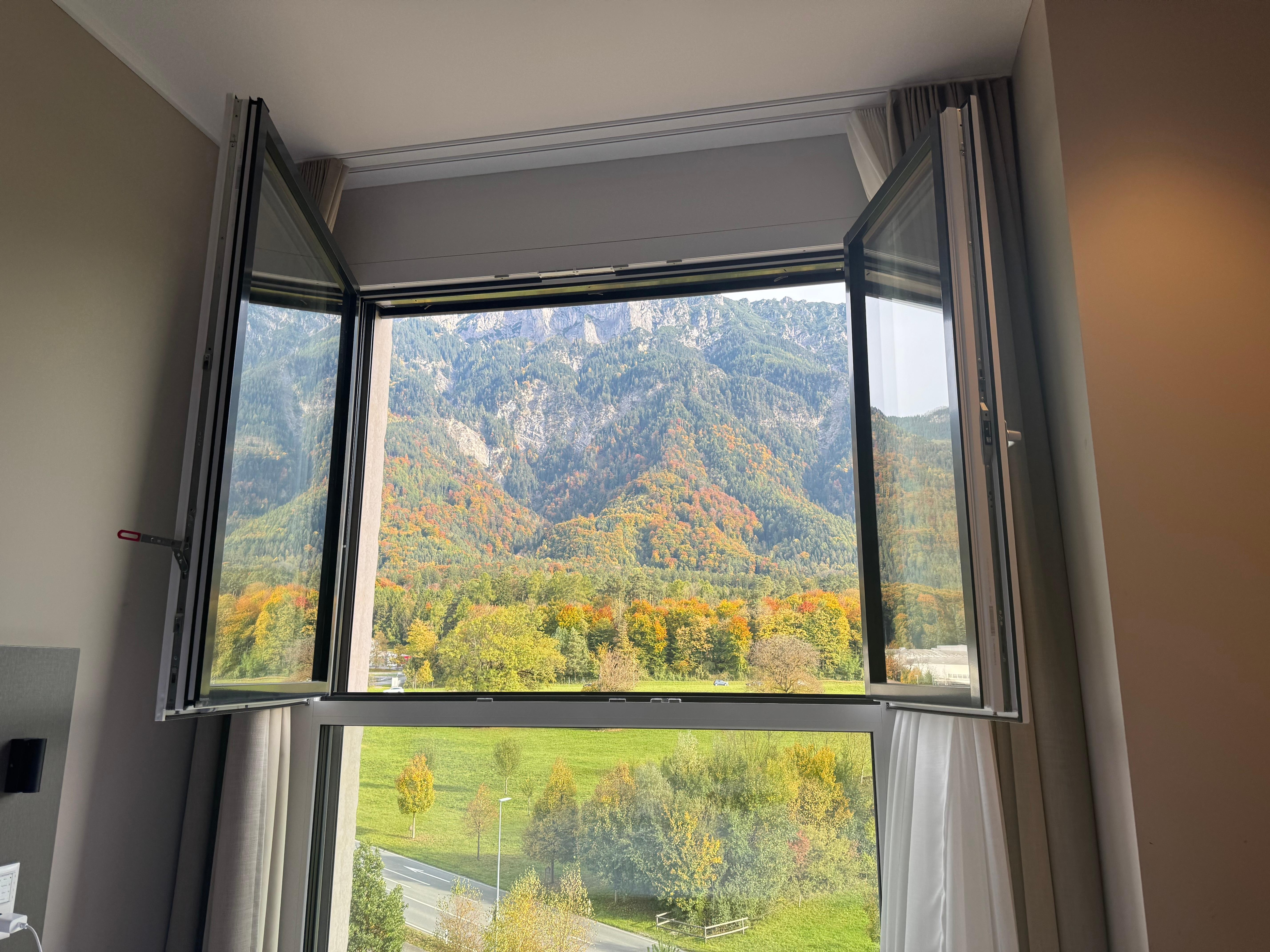 View from within the room