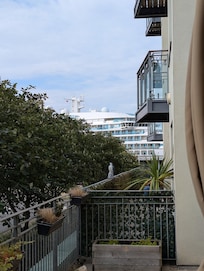 View from the spacious terrace