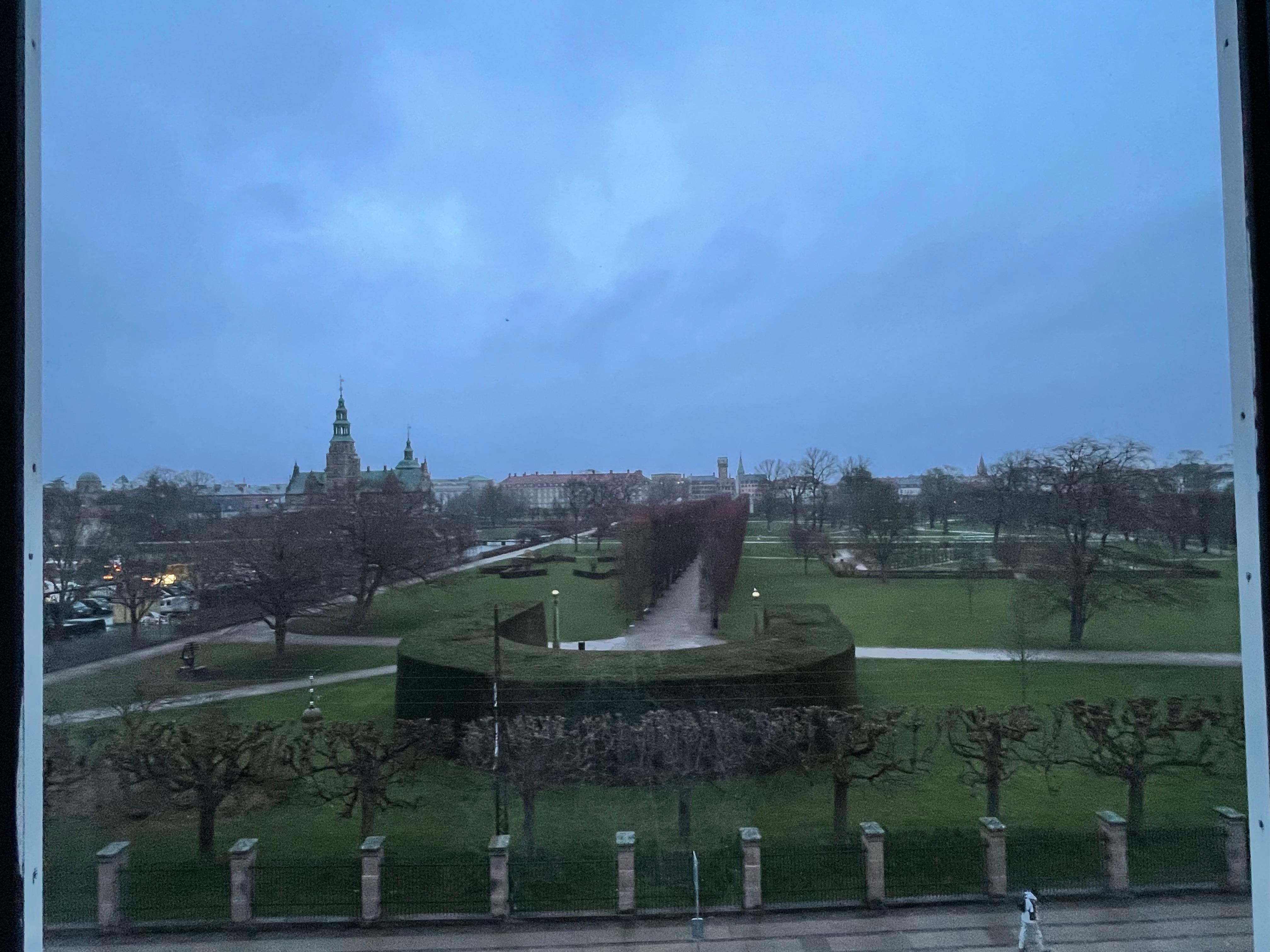 Amazing view of the castle and garden!