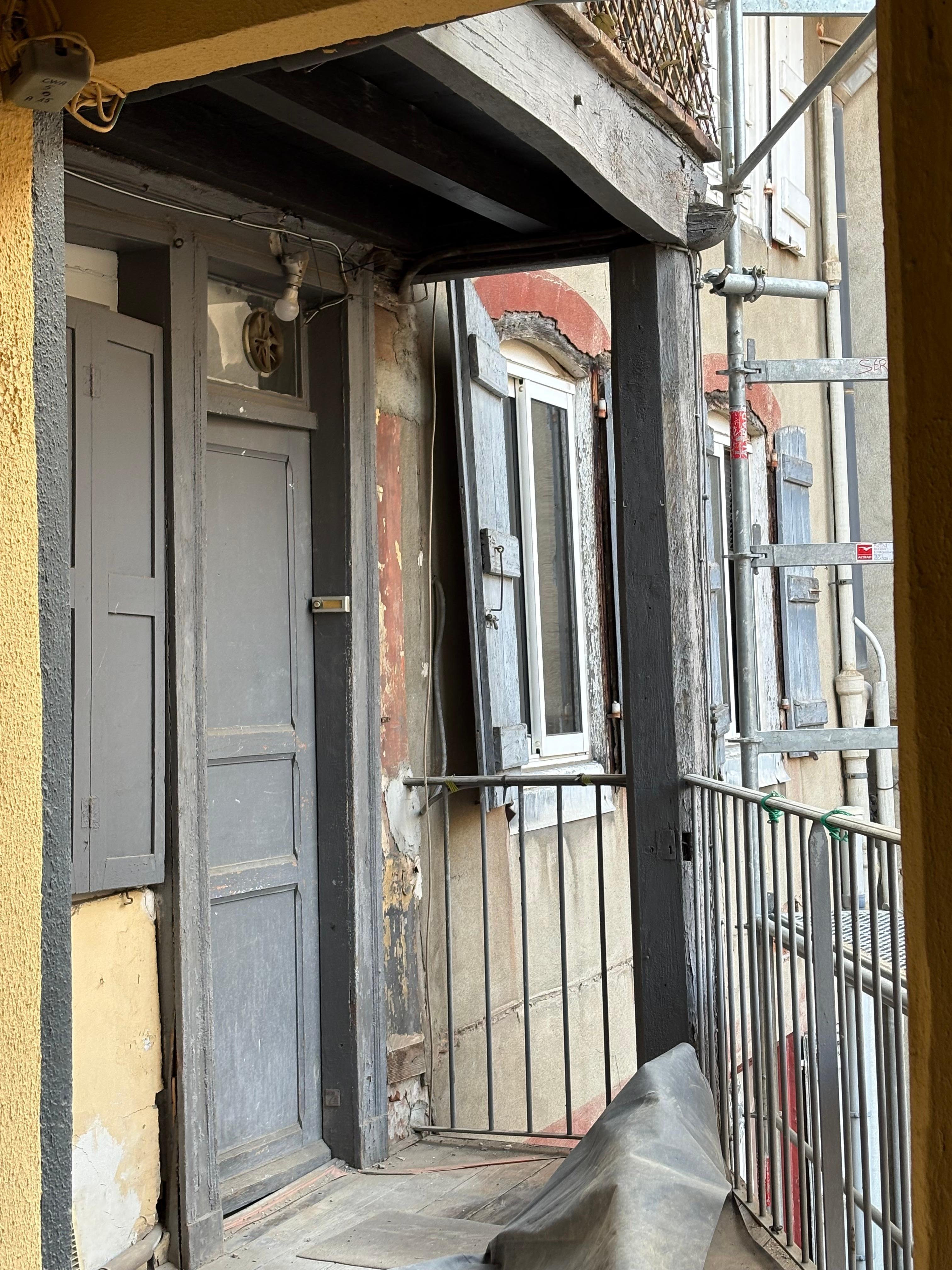 Apartment right next door to Les Cordeliers (view from right outside of the apartment)