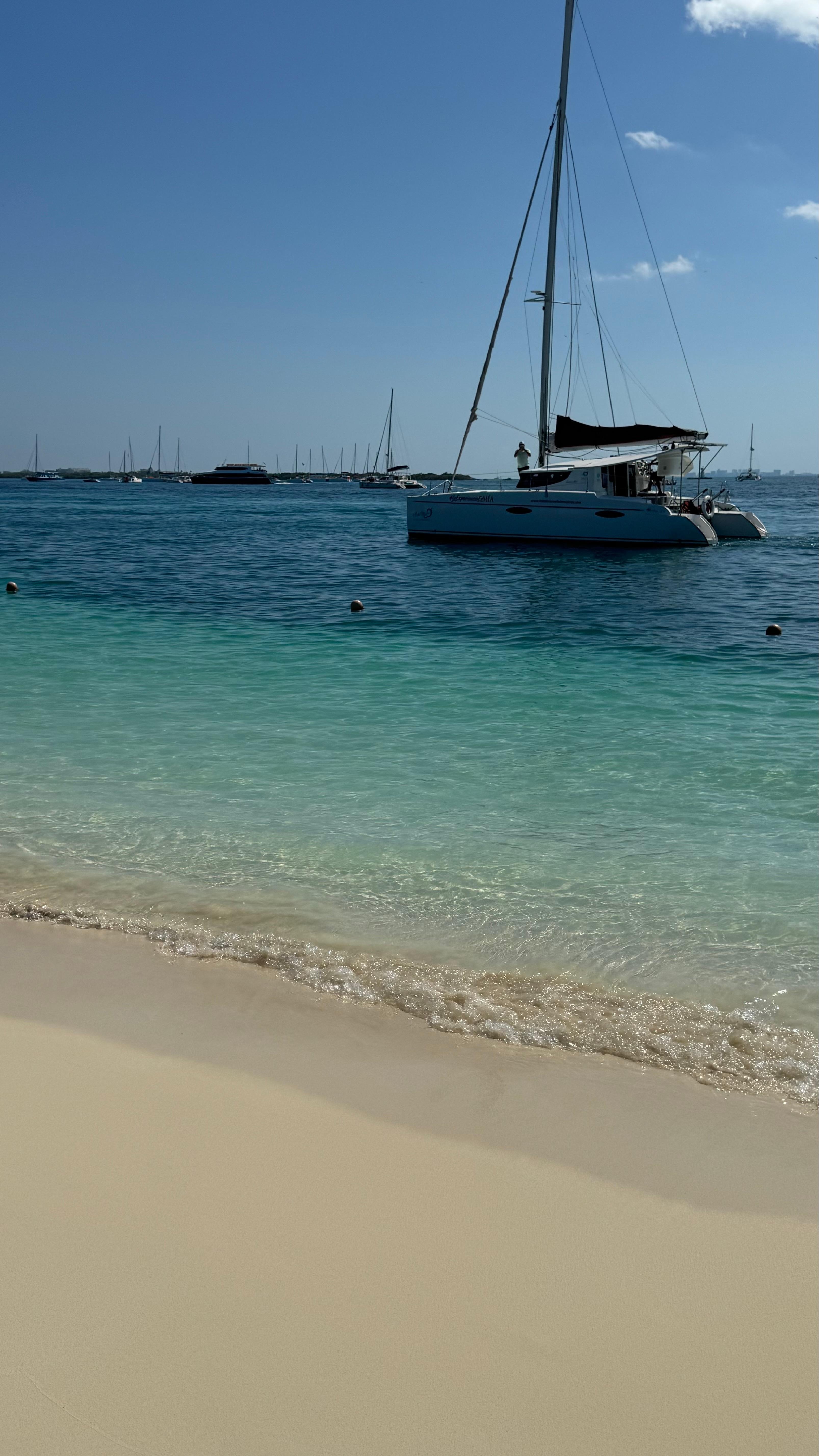 Beach and ocean across from our hotel
