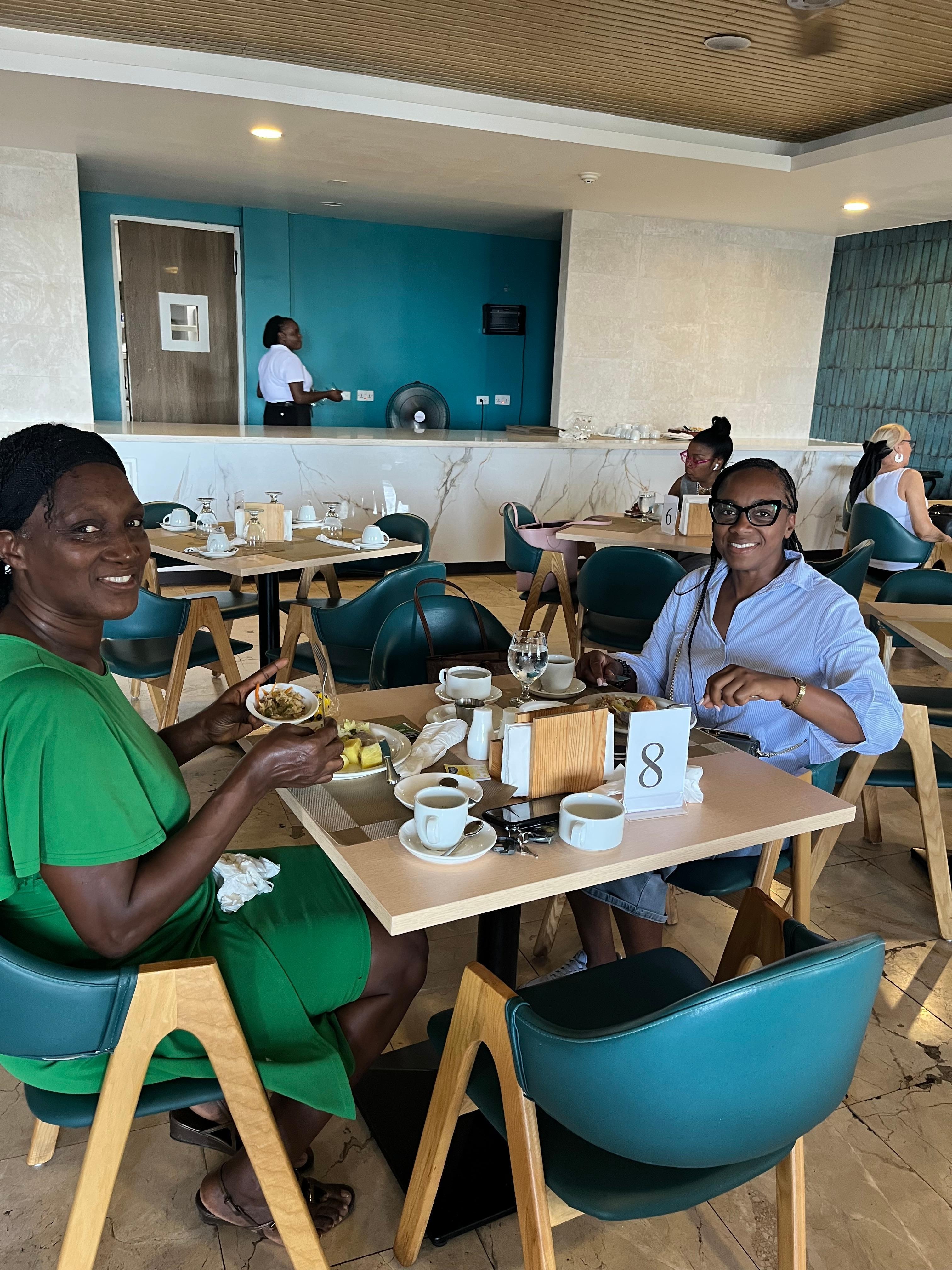 Hot, delicious, real Jamaican breakfast 