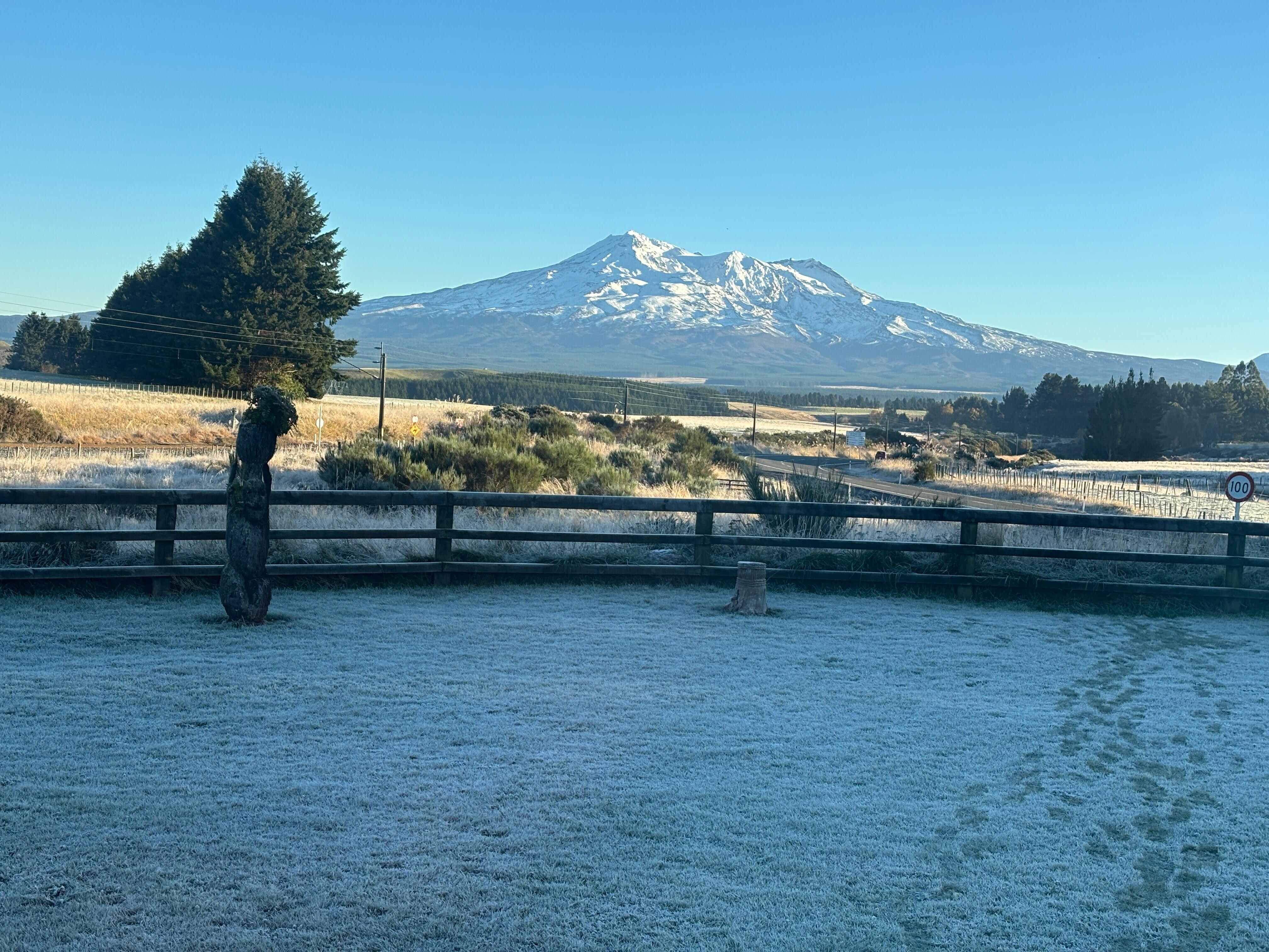 Photo taken from the deck. This is the view on the property