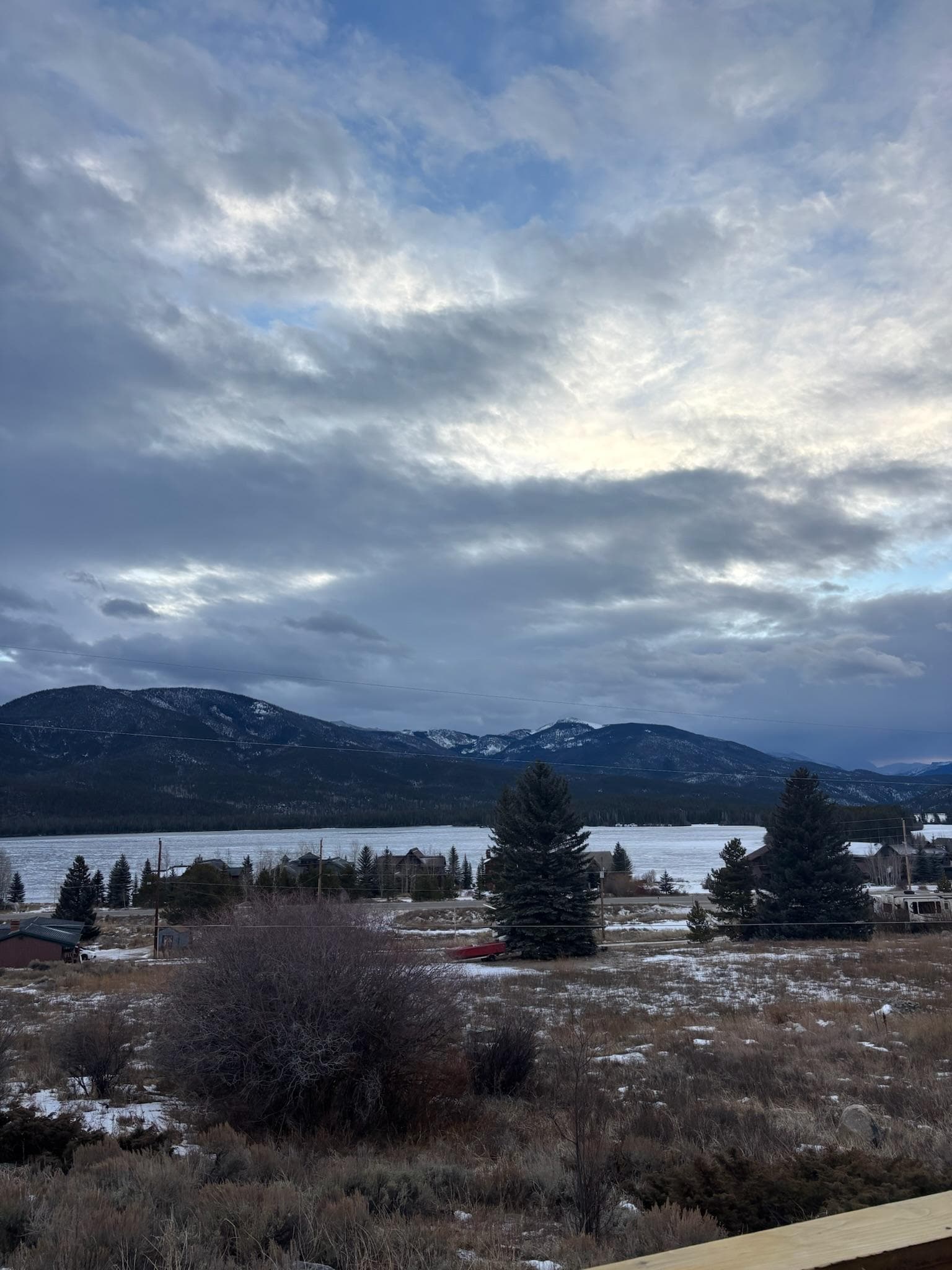 View before the snow (from the deck) 