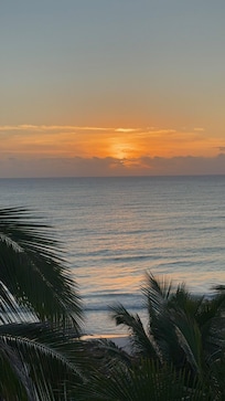 Sunrise views from our room and rooftop