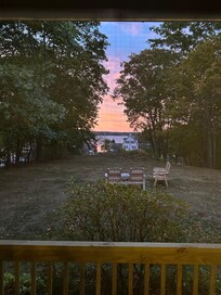 View from the dining room table