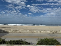 View from lounge chairs